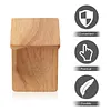 Oyster Knife Shucker Set with Wooden Holder Stainless Steel Oyster Shucking Kit Seafood Tools for Kitchen Restaurant Home Use