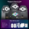 Hexagonal Splicing RGB Intelligent Sound Pickup Gaming Atmosphere Lamp Honeycomb Live Broadcast Odd Light Board Background Wall Decoration Quantum Lamp