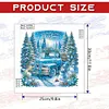(US Local)6pack Xmas Car-Special Shaped Diamond Painting Kit(30x30cm)