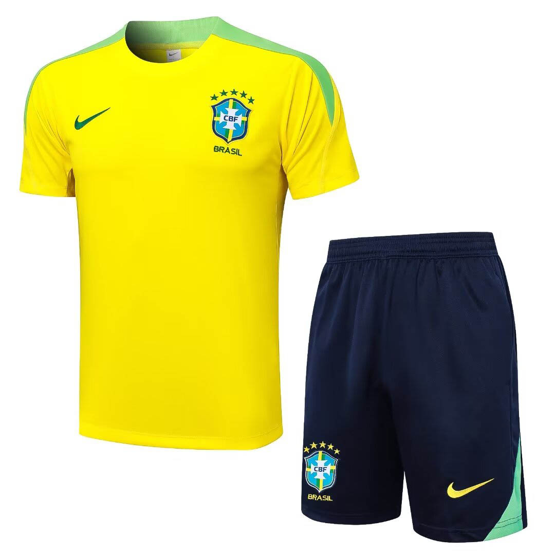2024-2025 Brazil Training Suit Football Shirt 1:1 Thai Quality Maxi Kit