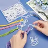 (US Local)40Pcs Acrylic Cross Stitch Threading Board Floss Bobbins for Cross Cotton (1)