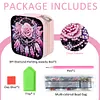 (US Local)DIY Cat Diamond Painting Kit Rotatable Mirror w Diamond Painting Jewelry Box