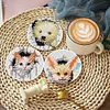 8PCS Diamond Painting Acrylic Critters in the Hole Coaster Kit with Holder