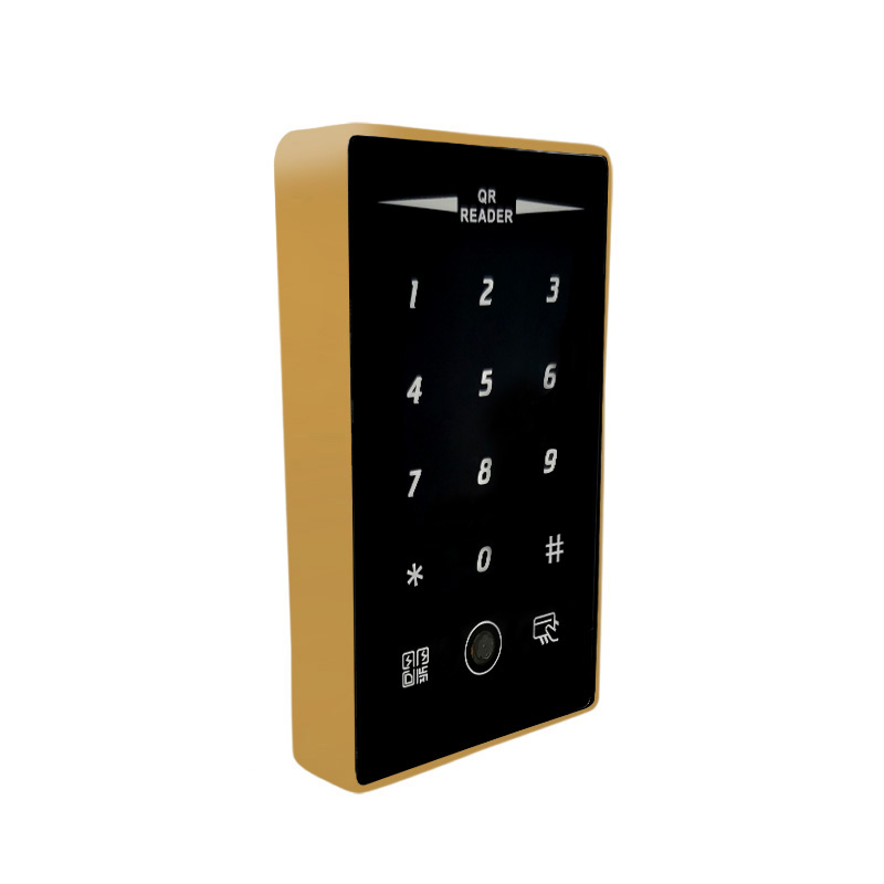 12V Power Supply Waterproof Keypad With RFID Reader outdoor 125Khz ID Standalone QR Code Lock Scanner Door Access Control System