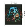Witch - 14CT Stamped Cross Stitch - 40*50cm