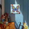(25x25cm)DIY Pre-Framed 3D Flapping Butterfly Diamond Painting Art Craft Kit Living Room Decor