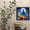 Belle jupe fille-ronde drill diamond painting-40*40cm