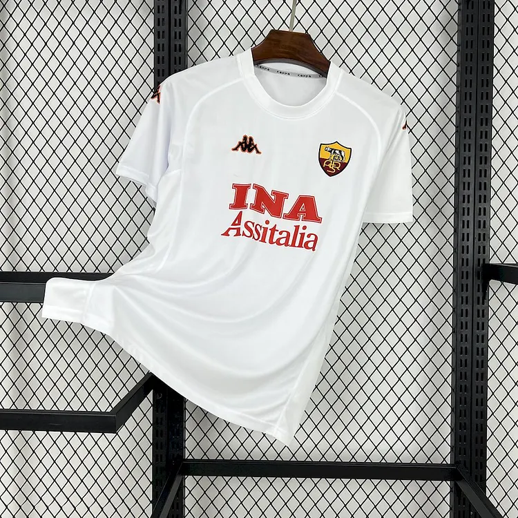 Roma 2000/01 Retro Away Football Shirt