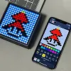 Wireless Bluetooth Speaker Pixel Alarm Clock Desktop Ornaments