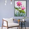 >SALE<Rhinestone DIY Art Diamond Painting Full Round Drill 5D Dragonfly Lotus Kit