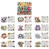 2026 DIY Special Shape Desktop Diamond Standing Calendar for Bedroom Living Room