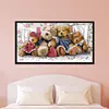 Teddy Bear-14CT Stamped Cross Stitch Kit(54*31cm)