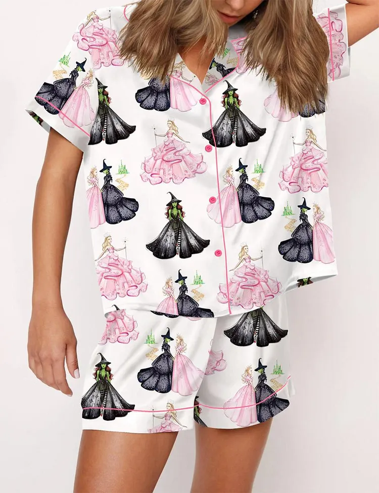 Women's Wicked Print Pajama Set