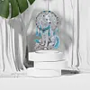 (US Local)Wolf Special Shape 5D DIY Diamond Painting Tabletop Ornament Kit Table Decor