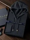 Choice 100% Goat Cashmere Sweater Men's Hoodie Pullovers Autumn Winter Soft Warm Comfy Cashmere Knitwear High Quality Tops