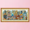 (US Local)Wine-14CT Stamped Cross Stitch Kit(77x36cm)