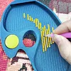 Diamond Painting Tray - Multi-Color Drill Plate with Holder Slot,5D Diamond Art Accessories for DIY Craft 