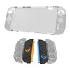 For Switch 2 Detachable Transparent Shell w/ Screen Protector & Thumb Grip Caps
