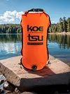30L Float Bag Waterproof Inflatable Storage Bag for Swimming Kayaking Snorkeling