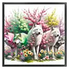 >SALE<Full Embroidery Eco-Cotton Thread 11CT Print Wolves Cross Stitch Kit 50x50cm