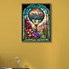Diamond Painting-DIY Full Round Drill Stained Glass Hot Air Balloon(50*40 CM)