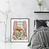 4 Season Window-Autumn-14CT Stamped Cross Stitch Kit(27x36cm)