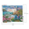 （Big Size）Seaside Lighthouse-Full Round Diamond Painting 60*50cm