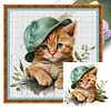 (Multi-Style) Animal - 18CT Stamped Cross Stitch 20*20cm/7.87*7.87in