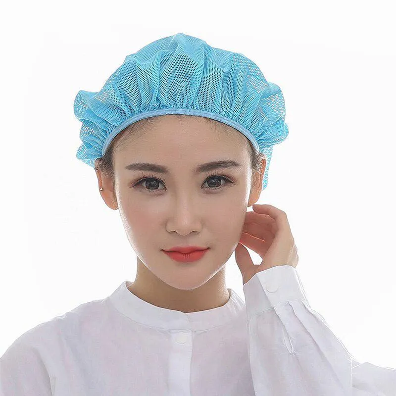 Mesh Chef Hat Reusable Kitchen Restaurant Hotel Bakery Hat Catering Cooking Cap Workshop Cap