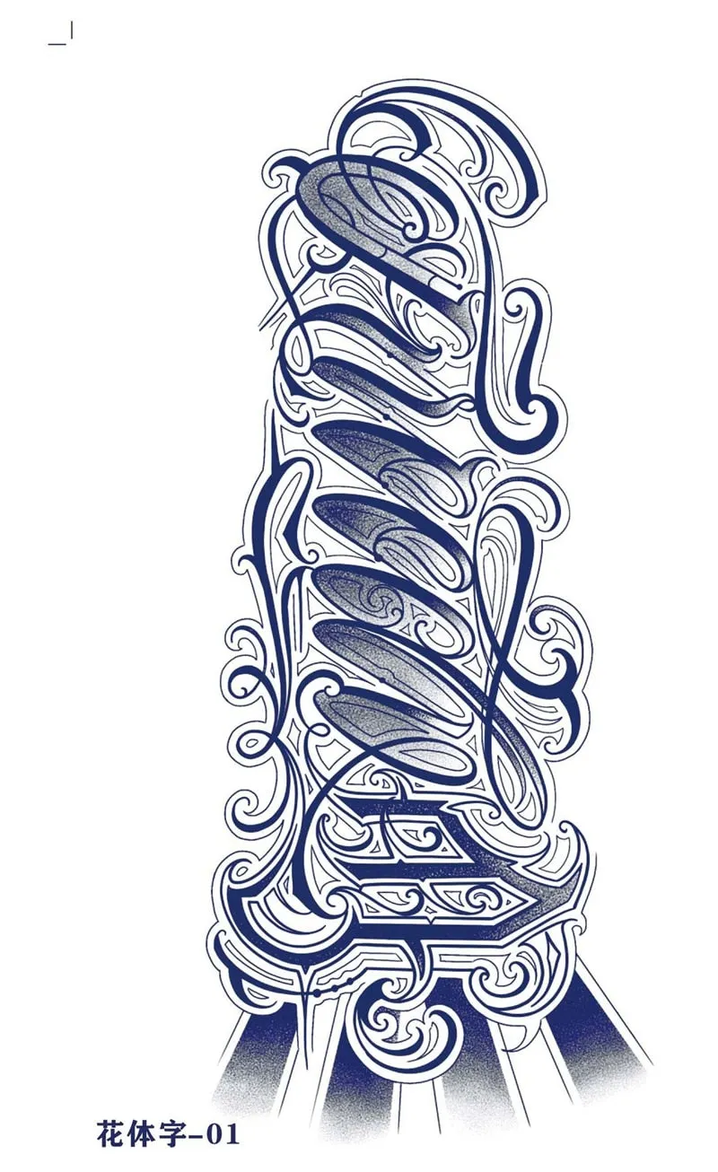 7-15 Day Juice Semi Permanent Tattoo Sticker Men Women English Font Temporary Waterproof Tatouage Tatuagem Falsa Art Fake Tattoo
