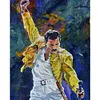 (Stamped/Counted) Freddie Mercury - 11CT Cross Stitch 40*50cm/15.75*19.69in