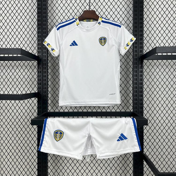 Kids Leeds United 25/26 Home Football Kit