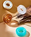 Ice Amber Ring Ratchet Ding Ding Decompression Toy Fingertip Gyroscope Mechanical Push Card Ding Pa Pa Coin Decompression