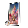 【Limited Stock Sale】（Big Size）Pink Castle-Paint by Numbers Acrylic Painting 40*60cm