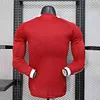 Joyfball 2025/2026 Player Version Long Sleeve Liverpool Home Football Shirt（The player version jersey is a bit tight, please pay attention to the size selection）