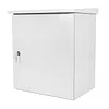 [US Local Warehouse] Electrical Junction Box IP55 Waterproof Metal Electrical Enclosure 24x24x28in with Fan-Vent Design Enclosure Steel Box for Electronics Services and Battery Accessories
