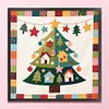 Christmas Tree-11CT Stamped Cross Stitch 40*40cm/15.75*15.75in