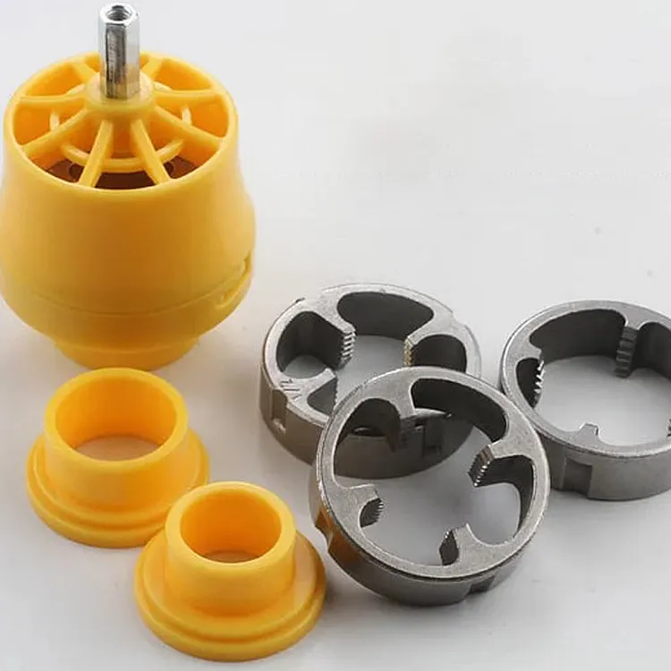  🛠️Electric Drill Compatible PVC Pipe Threader Kit with Various Die Sizes