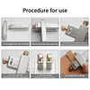 Leather Strap Cutter Aluminum Alloy Leather Belt Cutter Adjustable Leather Tools