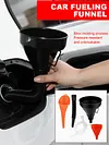 Engine Oil Filling Funnel Set with Filter Oil Petrol Diesel Gasoline Fuel Funnel