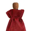 2pcs Christmas Diamond Art Linen Wine Gift Bag Diamond Painting Red Wine Bag Kit