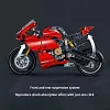 Lego Ducati V4R Motorcycle Model Assembly Building Blocks BMW Motorcycle 42017 Building Blocks Toy
