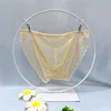 Men's Sexy Lace Mesh Transparent U-Shaped Pouch Briefs