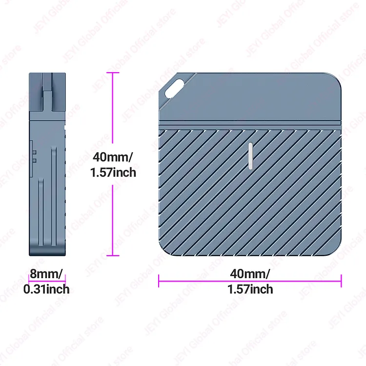 JEYI 2230 M.2 NVMe Direct-attach SSD Enclosure, USB 3.2 10Gbps In