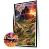 Diamond Painting-DIY Full Round Drill Mountains Fields(70*40 CM)