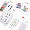 12pcs Gift 5D DIY Square Drill Diamond Painting Kits for Adults Beginners Home Decor Diamonds Paintings Gem Art 5.91x7.09in