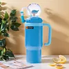 24oz Stainless Steel Whale Fountain Tumbler Perfect for Kids Teens and Adults