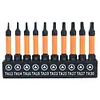 10 PCS Triangle Screwdriver Set S2 Alloy Steel Screwdriver Bits TA12-TA30