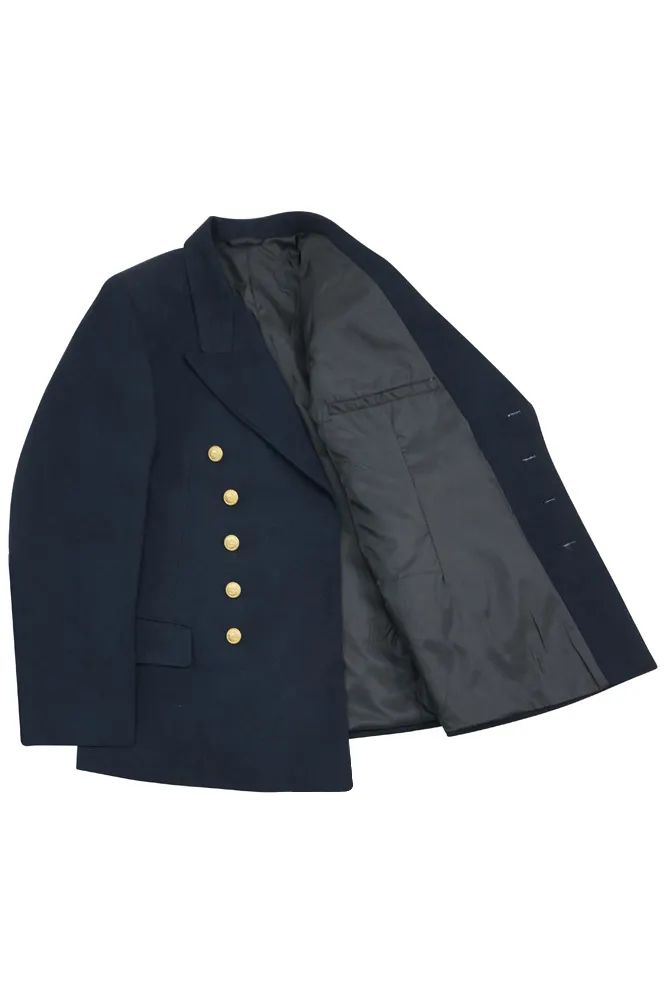   Kriegsmarine German Officer Navy Blue Gabardine Reefer Tunic German-Uniform
