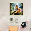 Tiger - 11CT Stamped Cross Stitch - 40*40cm - Animal